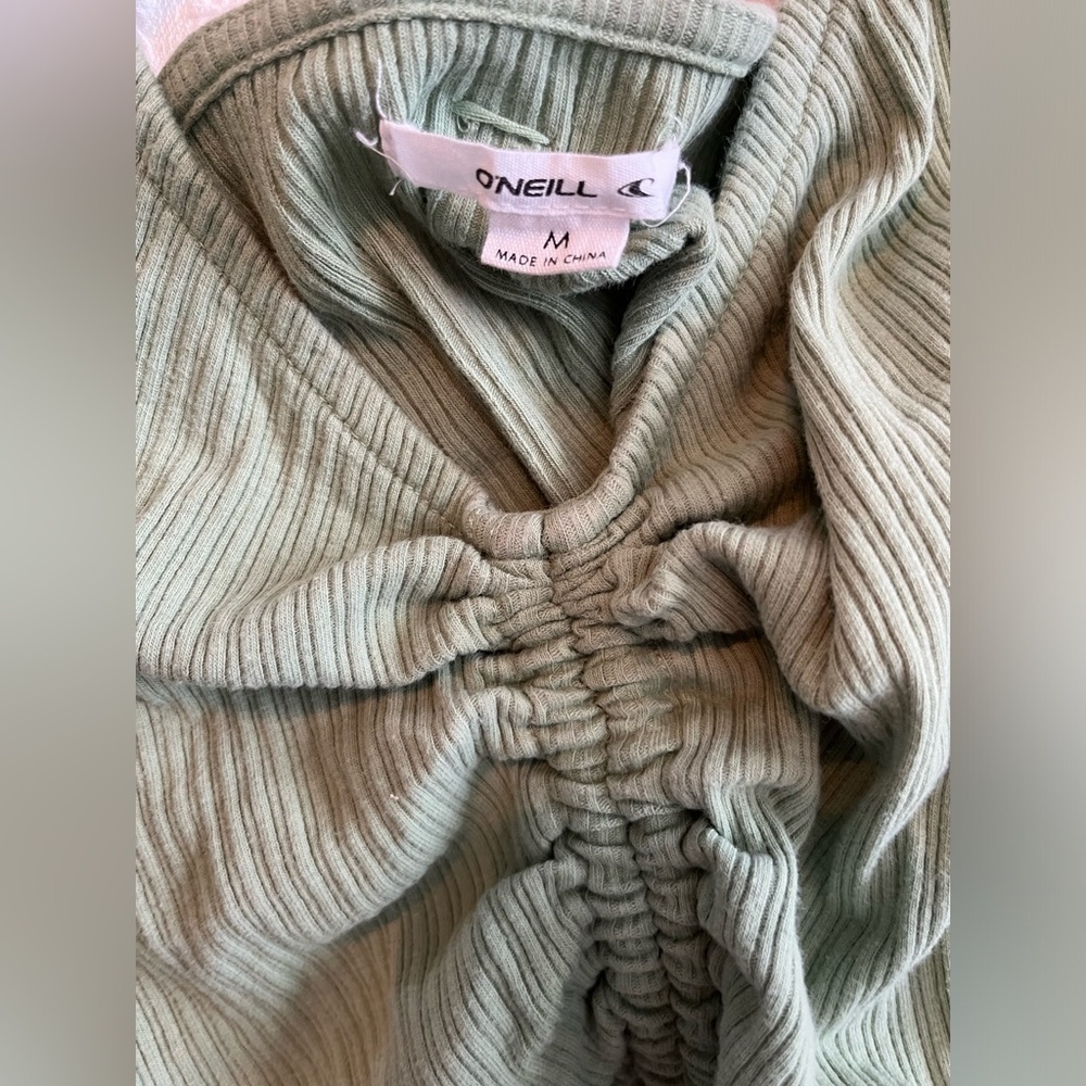 O'Neill Marta Top Basil Crop Top - Picture 2 of 3